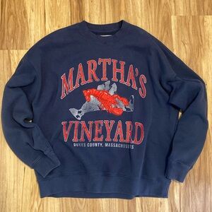 Rare Abercrombie Martha’s Vineyard Graphic Crewneck Sweatshirt